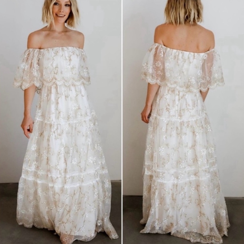 Baltic Born Aurora Off Shoulder Maxi Dress